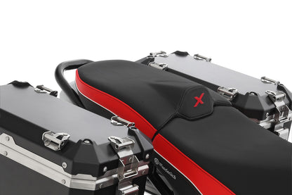 Wunderlich AKTIVKOMFORT passenger seat - black-red - standard