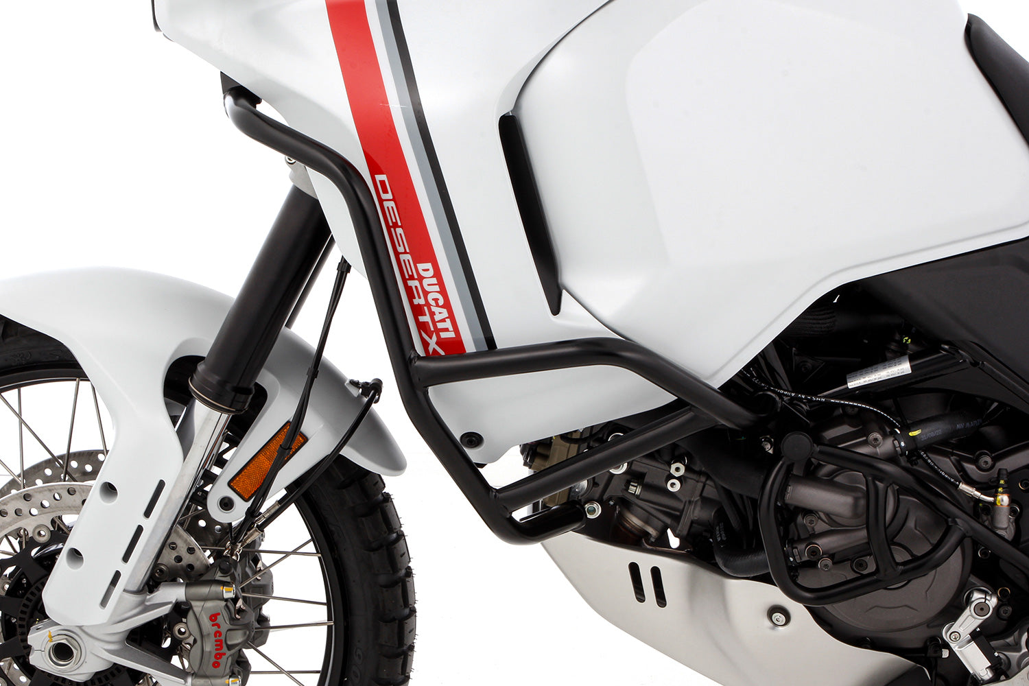 Wunderlich fairing protection bar - black - For models with Standard engine protection