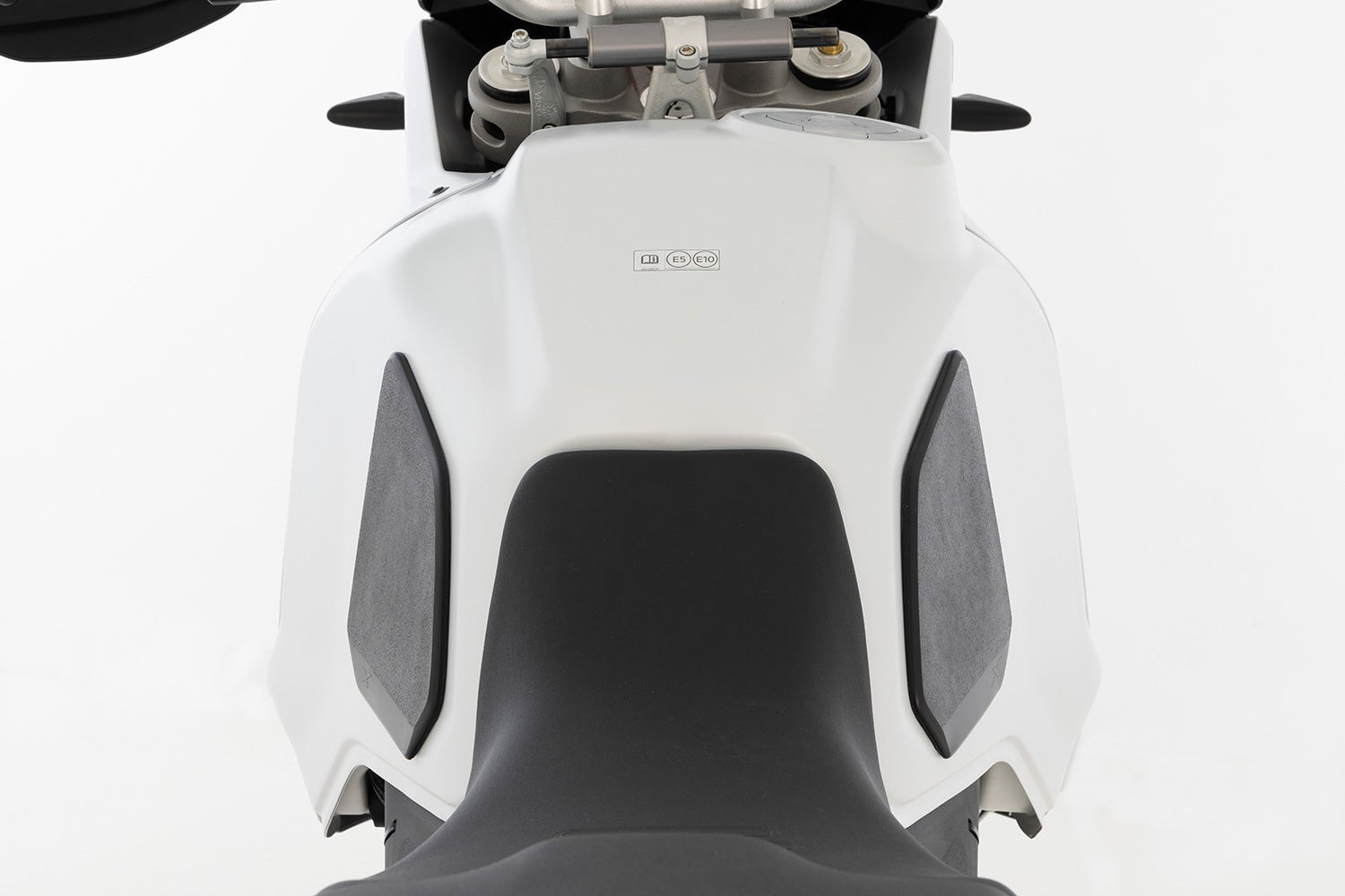 Wunderlich 2-part tank pad set - black