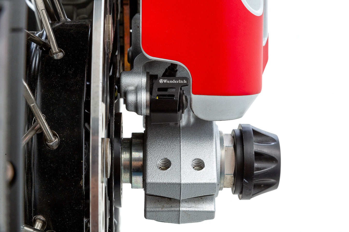 Wunderlich ABS Sensor Guard - Front Wheel - black