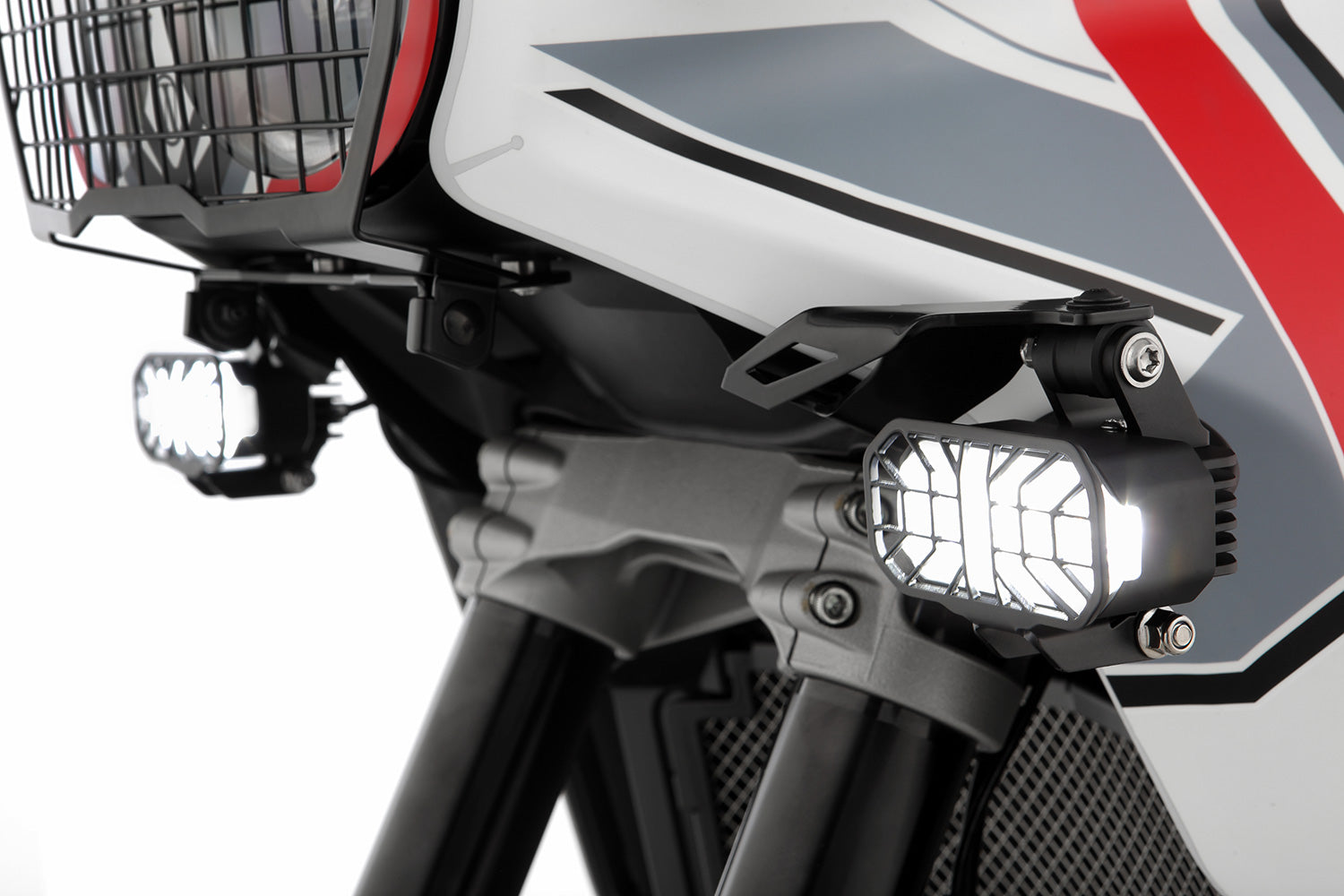 Wunderlich LED Auxillary headlight MICROFLOOTER 3.0 - black - for vehicle mounting