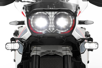 Wunderlich LED Auxillary headlight MICROFLOOTER 3.0 - black - for vehicle mounting