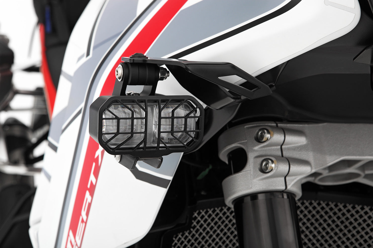 Wunderlich LED Auxillary headlight MICROFLOOTER 3.0 - black - for vehicle mounting