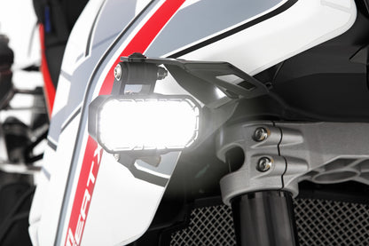 Wunderlich LED Auxillary headlight MICROFLOOTER 3.0 - black - for vehicle mounting