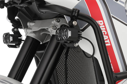 Wunderlich MICROFLOOTER 3.0 Auxillary headlight - black - for protection bar mounting