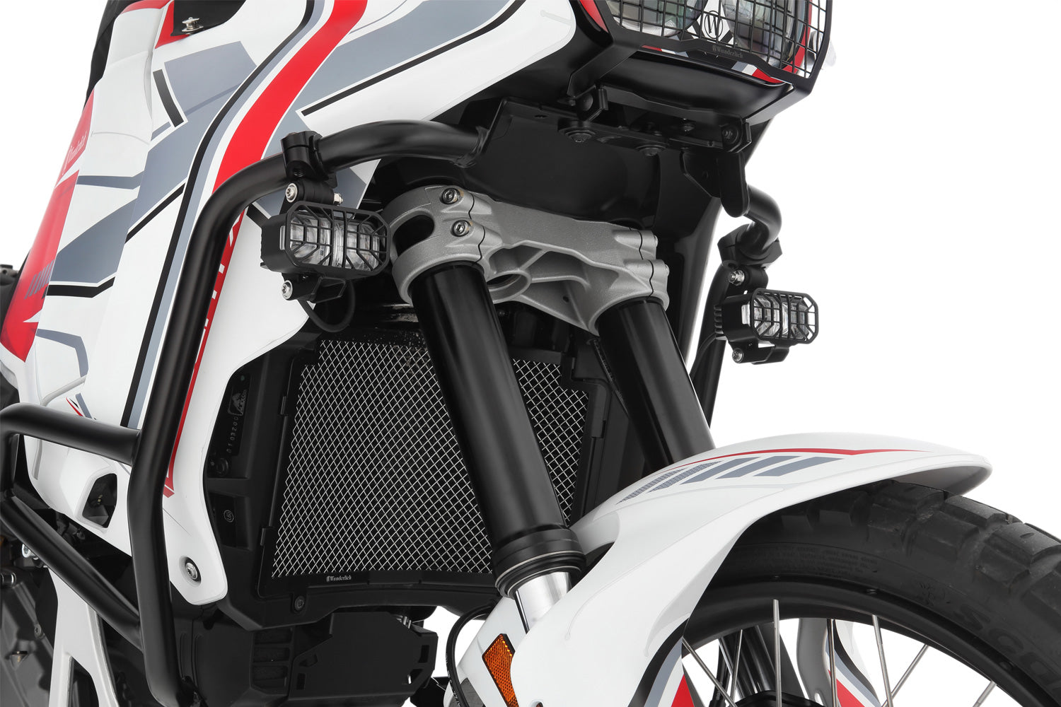 Wunderlich MICROFLOOTER 3.0 Auxillary headlight - black - for protection bar mounting