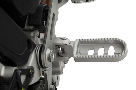 Wunderlich ERGO-COMFORT lower footrests - silver