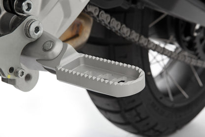 Wunderlich ERGO-COMFORT lower footrests - silver