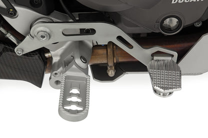 Wunderlich ERGO-COMFORT lower footrests - silver