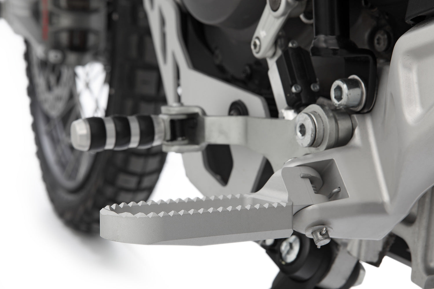 Wunderlich ERGO-COMFORT lower footrests - silver