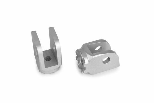 Wunderlich Vario joint rider EVO1 (pair) - silver