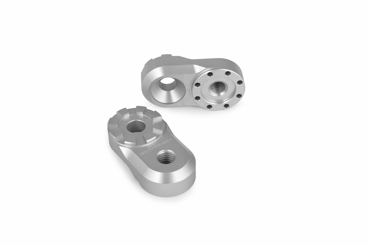 Wunderlich Vario adapter EVO1 (pair) - silver - 23mm