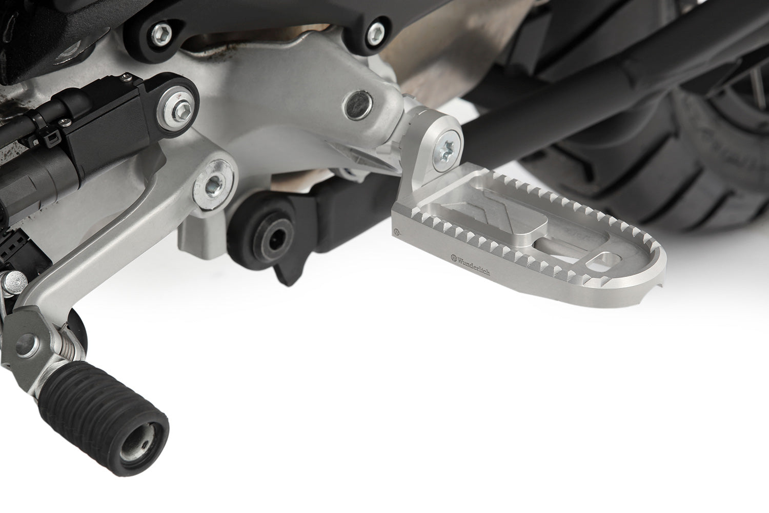 Wunderlich Vario footrest EVO1 (pair) - silver