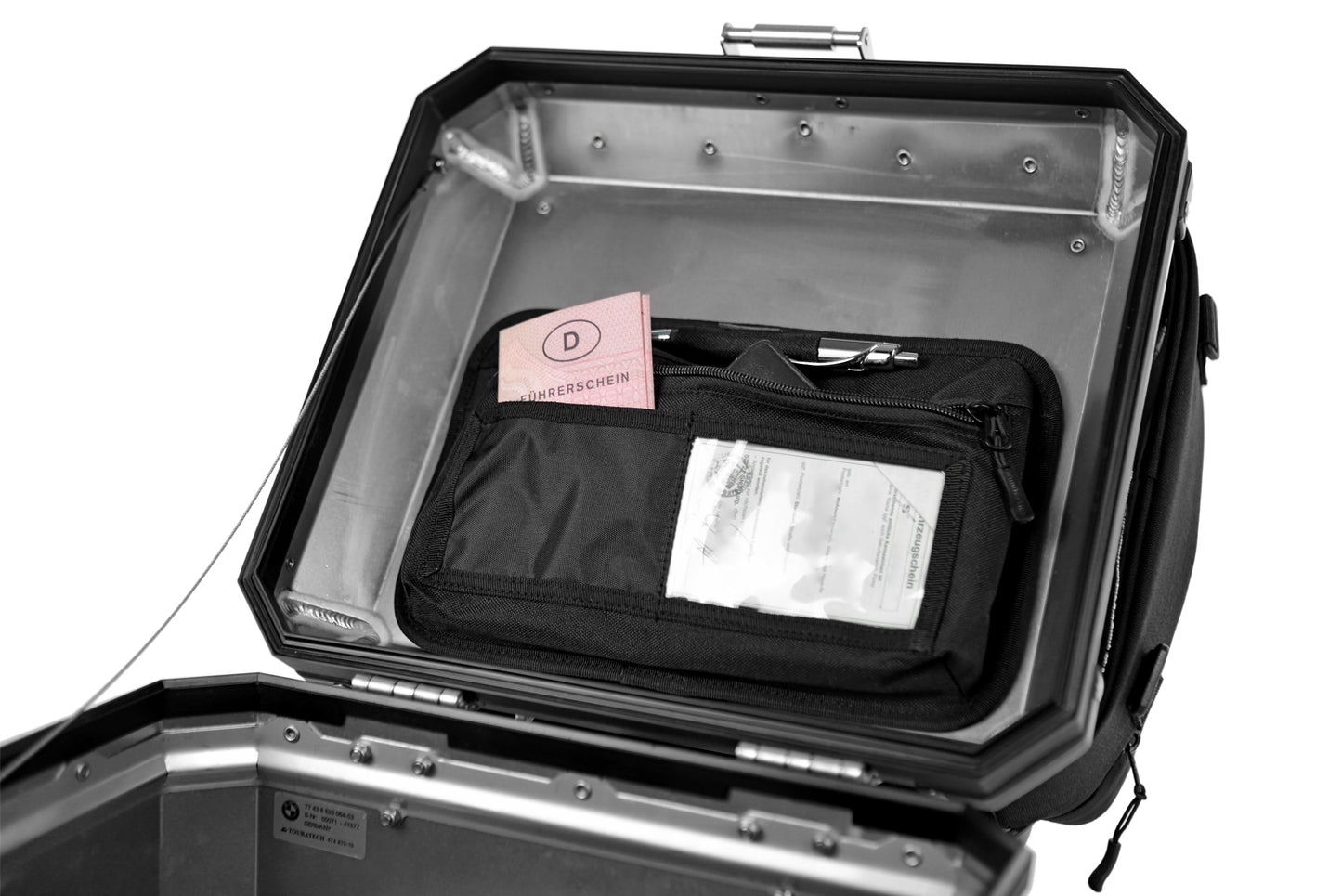 Wunderlich Case Lid Pocket - black