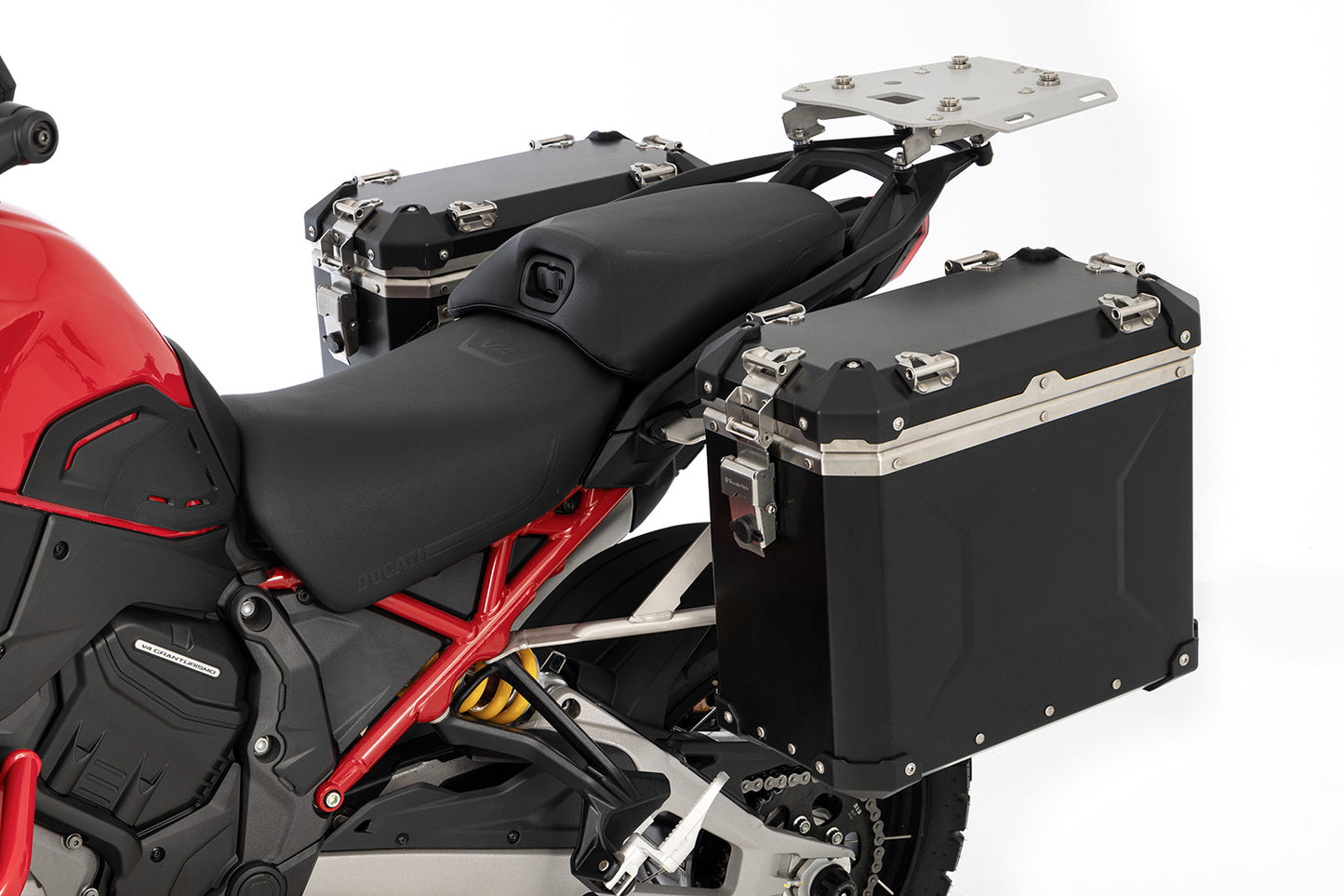 Wunderlich case set EXTREME - slimline - without lock cylinder - black