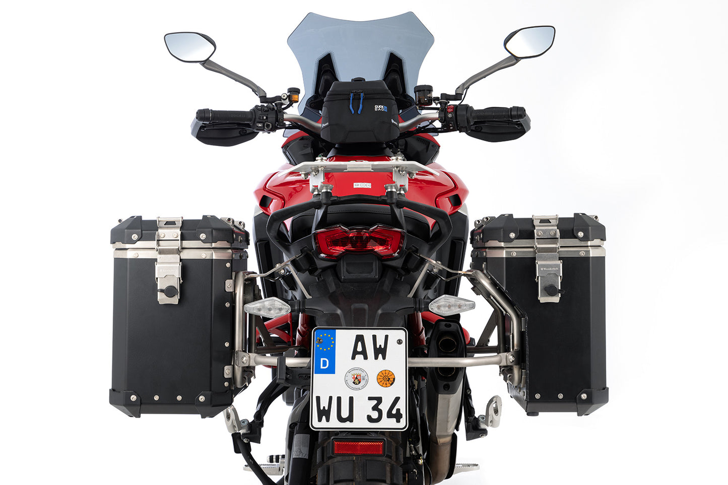 Wunderlich case set EXTREME - slimline - without lock cylinder - black