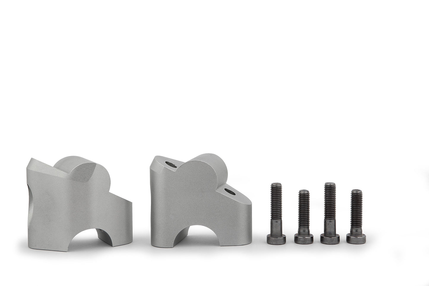 Wunderlich ERGO+ handlebar riser - silver