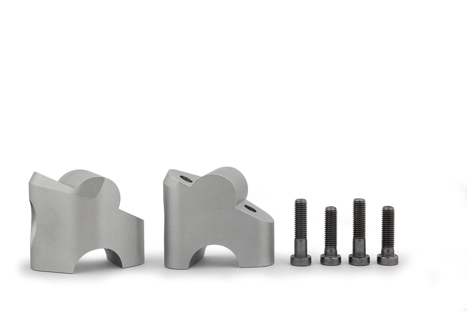 Wunderlich ERGO+ handlebar riser - silver