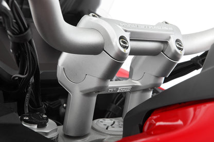 Wunderlich ERGO+ handlebar riser - silver